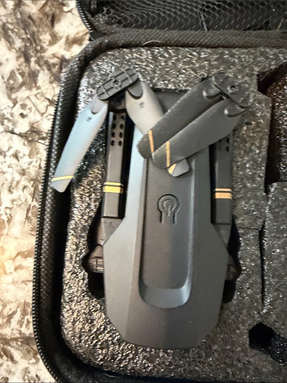 Foldable RC Drone with Controller - Black